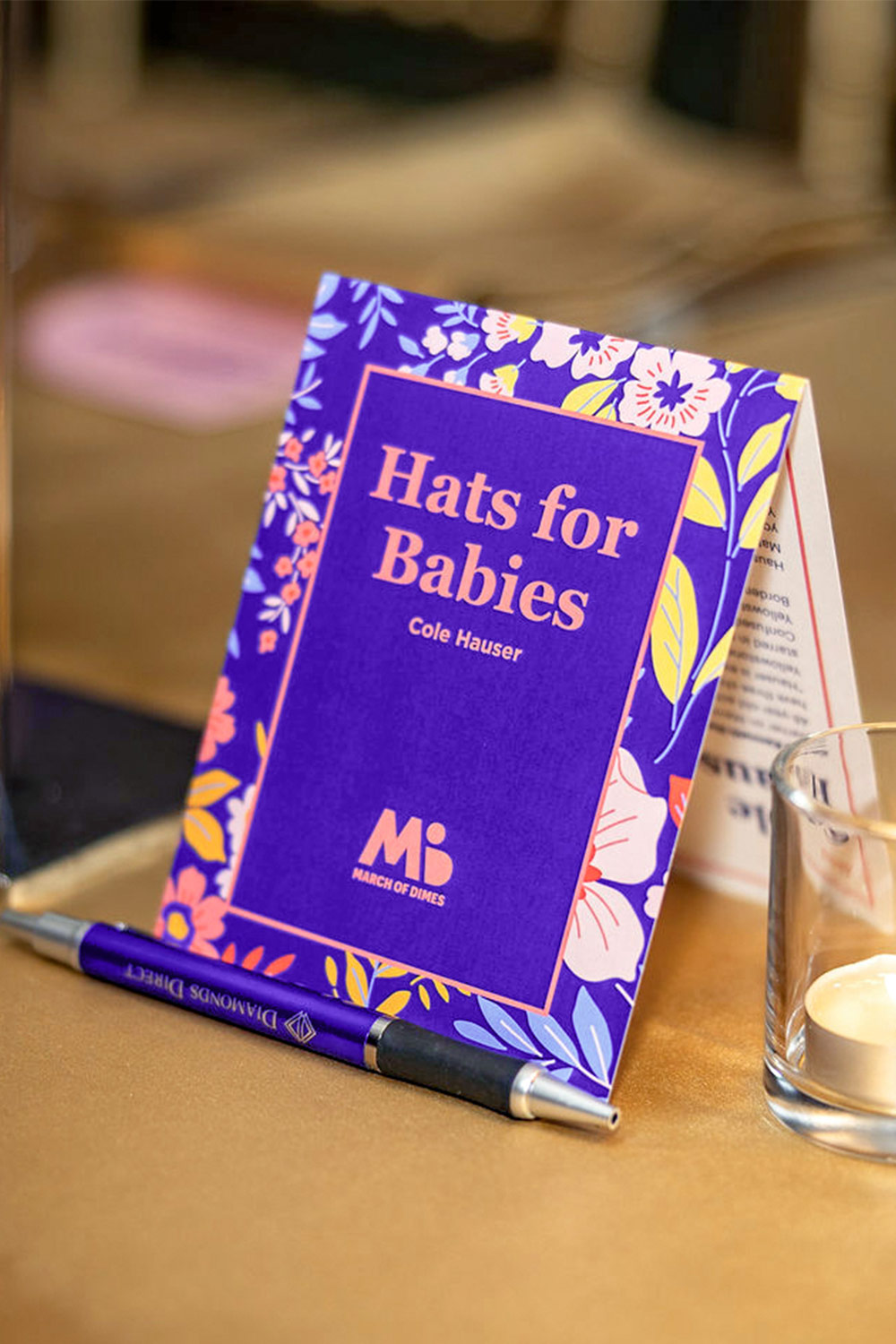 March of Dimes Table Sign