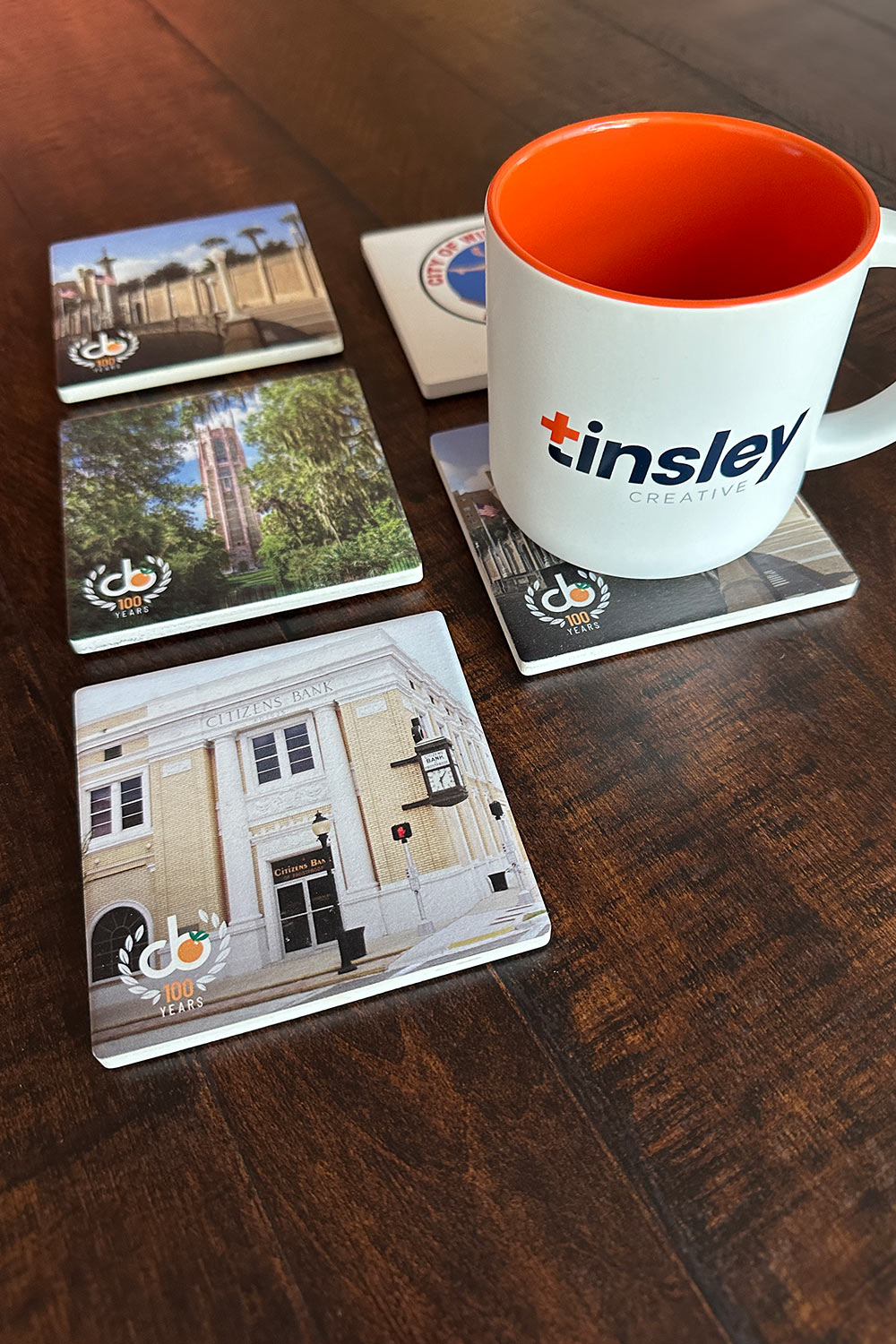 Citizens Bank & Trust 100 Year Coasters