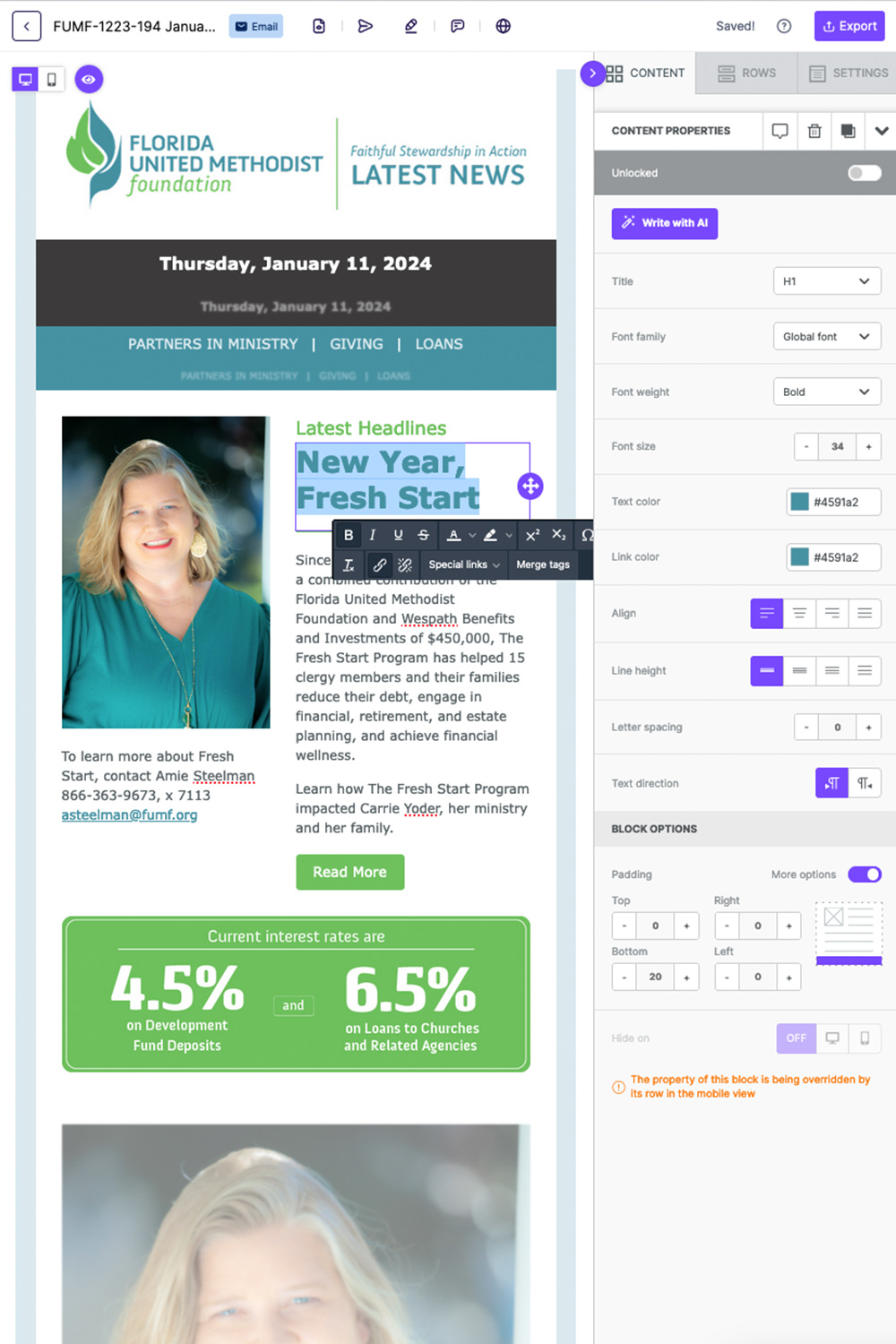 Tinsley Creative + FUMF
